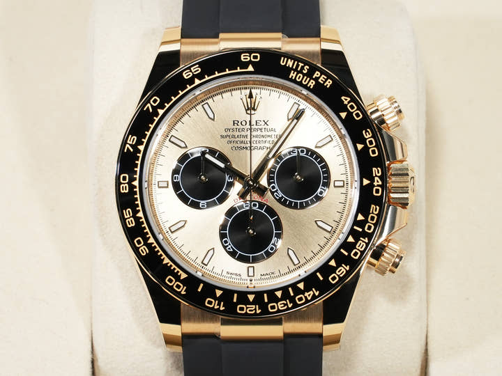ロレックス デイトナ Ref.126518LN イエローゴールド ゴールデンxブライトブラック文字盤 未使用 euqq8n6u
