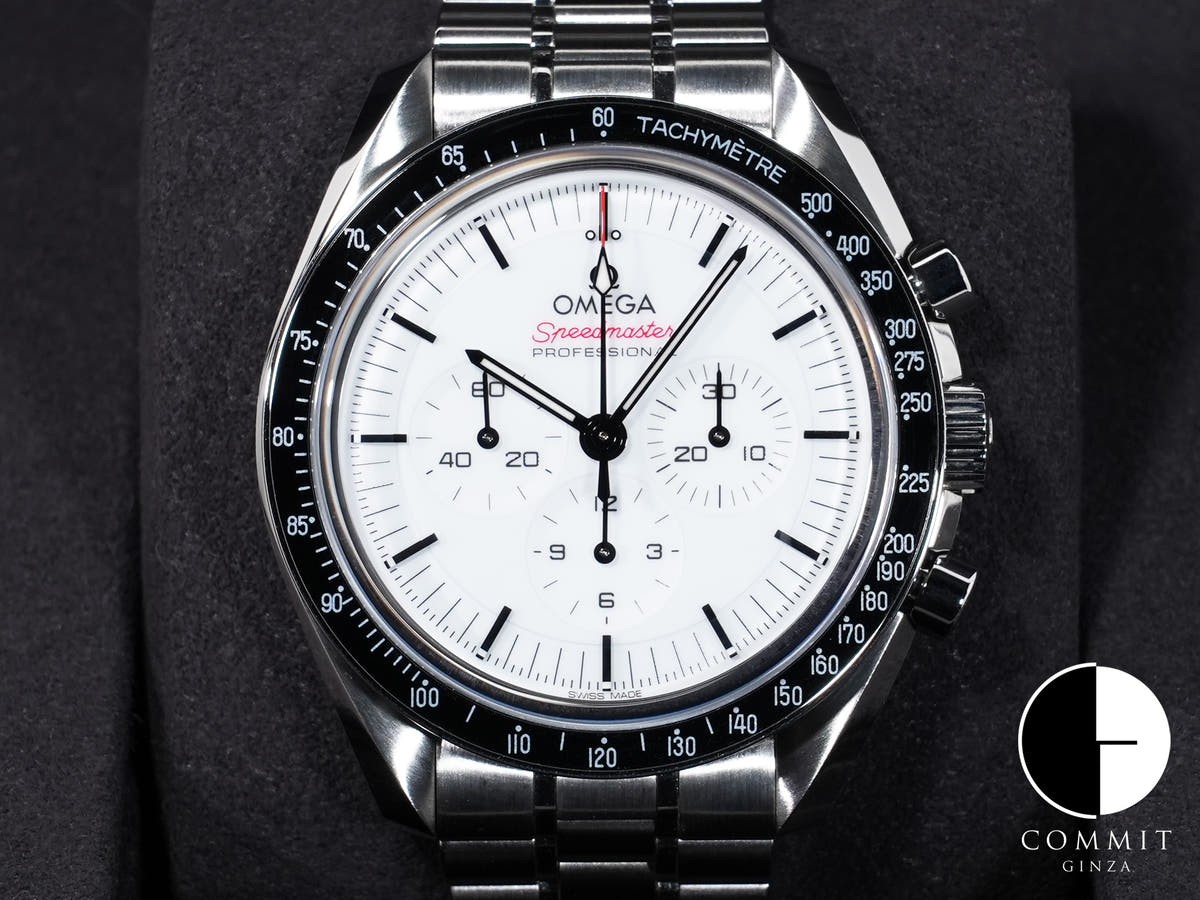 オメガ スピードマスター ムーンウォッチ プロフェッショナル Ref.310.30.42.50.04.001 ステンレス ホワイト文字盤 美品 n6hpdbcz