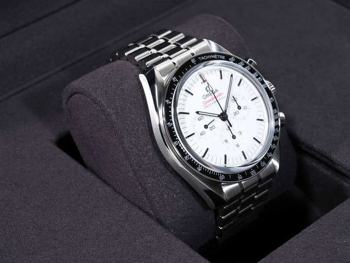 オメガ スピードマスター ムーンウォッチ プロフェッショナル Ref.310.30.42.50.04.001 ステンレス ホワイト文字盤 美品 n6hpdbcz