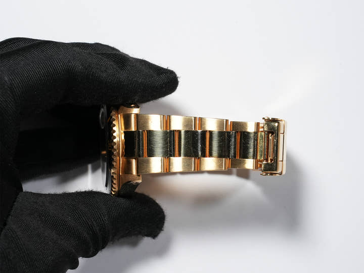 ロレックス サブマリーナー デイト Ref.16618 イエローゴールド ブラック文字盤 中古 eq4q4726