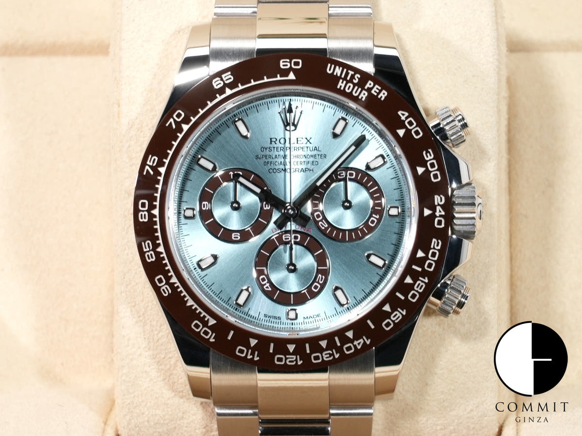 Rolex Daytona Ref. 116506 Platinum Ice Blue Dial Excellent Used Condition x6nc4ab8