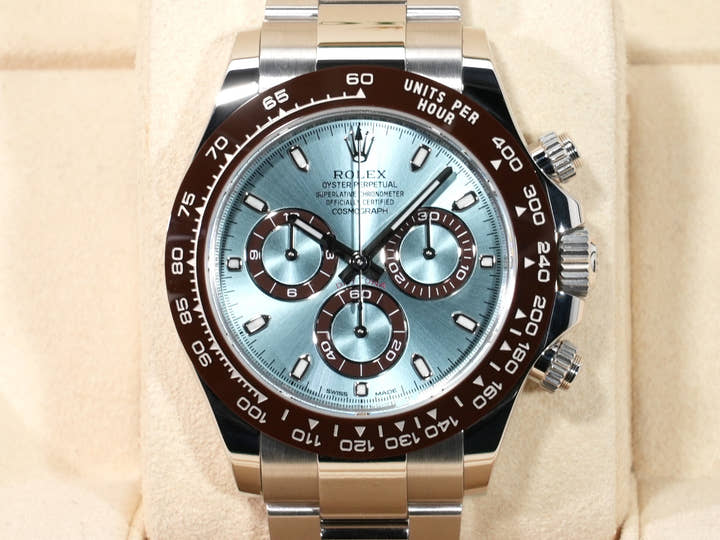 Rolex Daytona Ref. 116506 Platinum Ice Blue Dial Excellent Used Condition x6nc4ab8