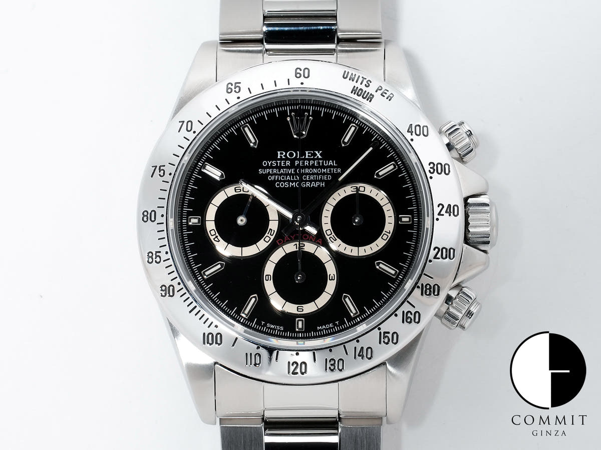 ROLEX Daytona El Primero Ref. 16520 Stainless Steel Black Dial Used 2dqzpdbi