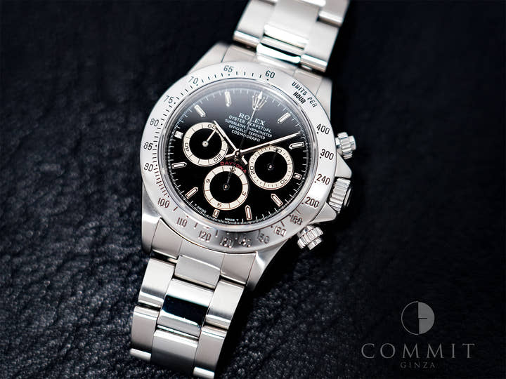 ROLEX Daytona El Primero Ref. 16520 Stainless Steel Black Dial Used 2dqzpdbi