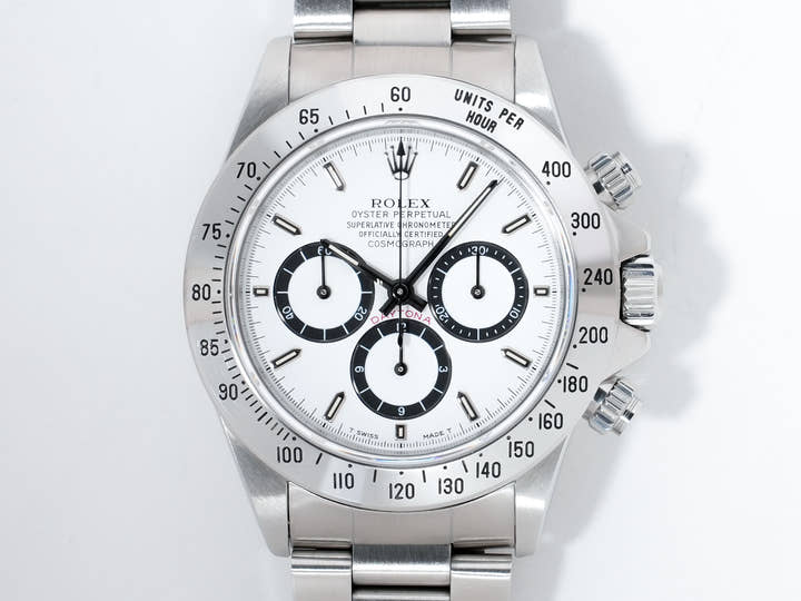 ロレックス デイトナ エルプリメロ Ref.16520 ステンレススチール ホワイト文字盤 中古 3564g4ny