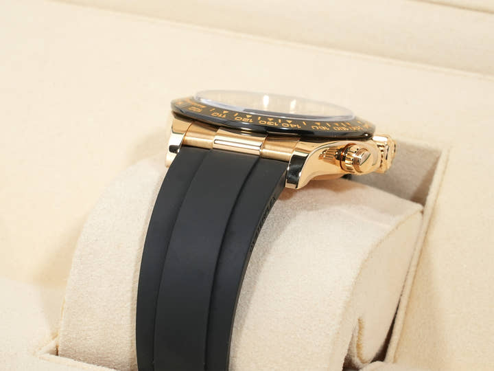 ロレックス デイトナ Ref.116518LN イエローゴールド ブラックx8Pダイヤ文字盤 美中古 wk4usgo7