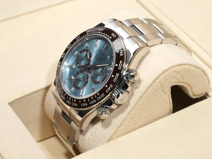 ロレックス デイトナ Ref.126506A プラチナ アイスブルーx11Pダイヤ文字盤 未使用 efmx6aj9