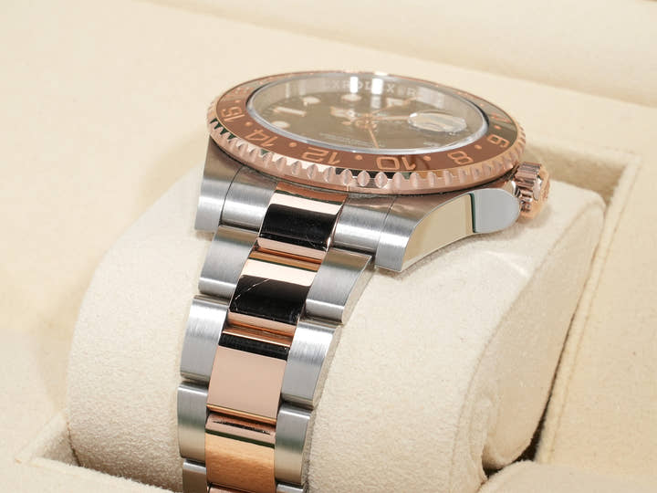 ロレックス GMTマスターII Ref.126711CHNR ステンレススチール/エバーローズゴールド ブラック文字盤 オイスターブレスレット 中古 o89eosfs