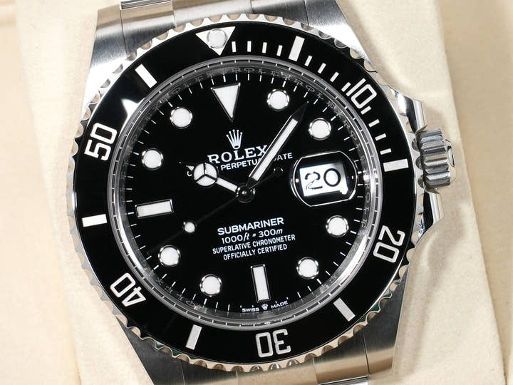 ロレックス サブマリーナー デイト Ref.126610LN ステンレススチール ブラック文字盤 未使用 h66q6tsu