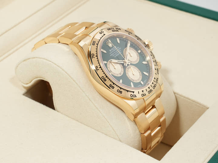 ロレックス デイトナ Ref.126508 イエローゴールド グリーン文字盤 未使用 ehzyyjpw