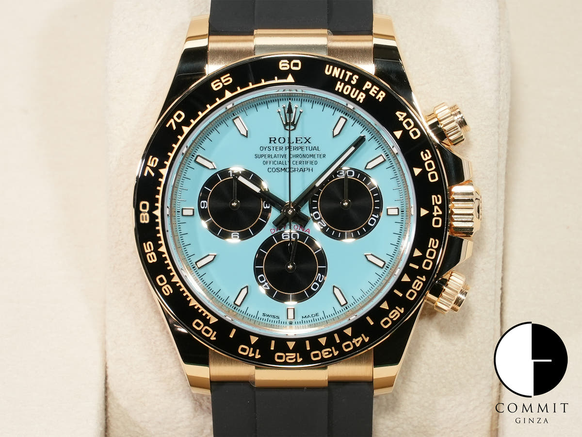 ロレックス デイトナ Ref.126518LN イエローゴールド ターコイズブルー文字盤 未使用 tsi4ogm4
