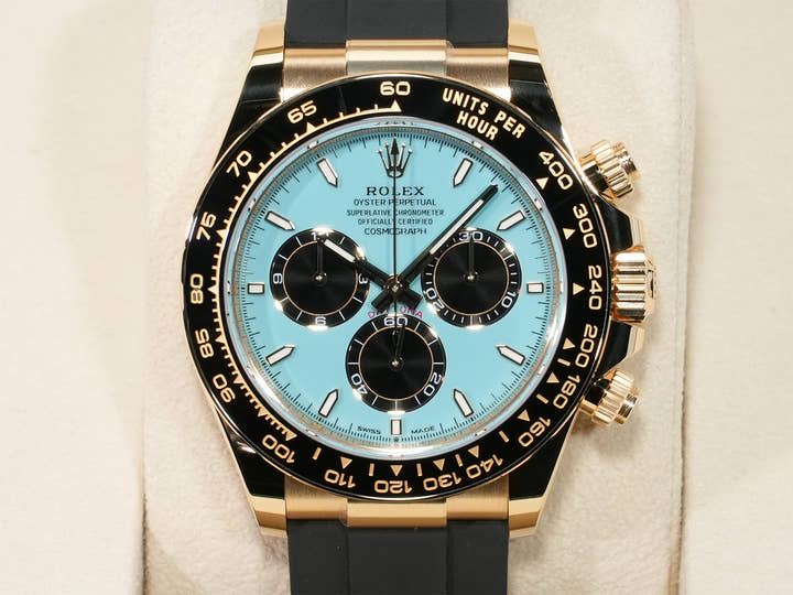 ロレックス デイトナ Ref.126518LN イエローゴールド ターコイズブルー文字盤 未使用 tsi4ogm4