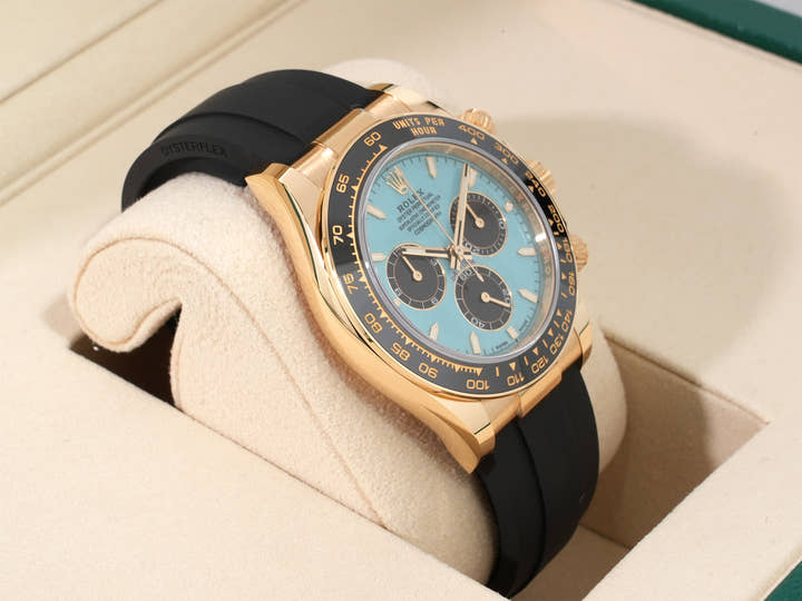 ロレックス デイトナ Ref.126518LN イエローゴールド ターコイズブルー文字盤 未使用 tsi4ogm4
