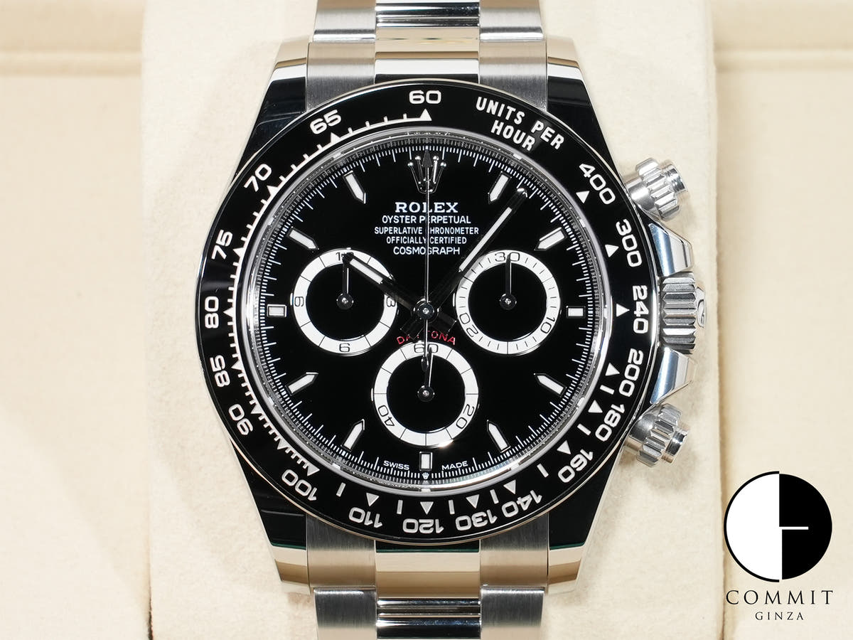 ロレックス デイトナ Ref.126500LN ステンレススチール ブラック文字盤 未使用 uekfttf7