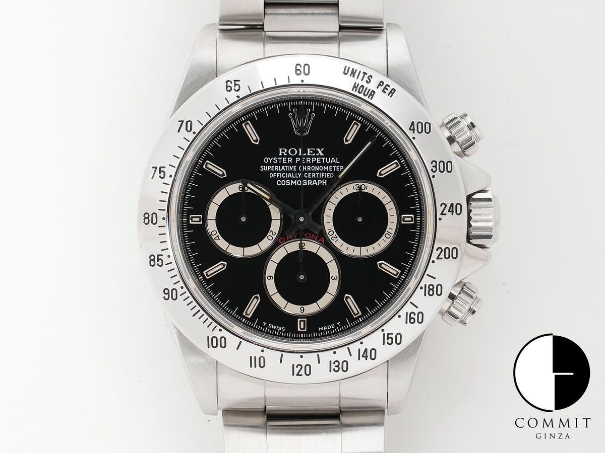 Rolex Daytona El Primero Ref. 16520 Stainless Steel Black Dial Used scx8xmhu