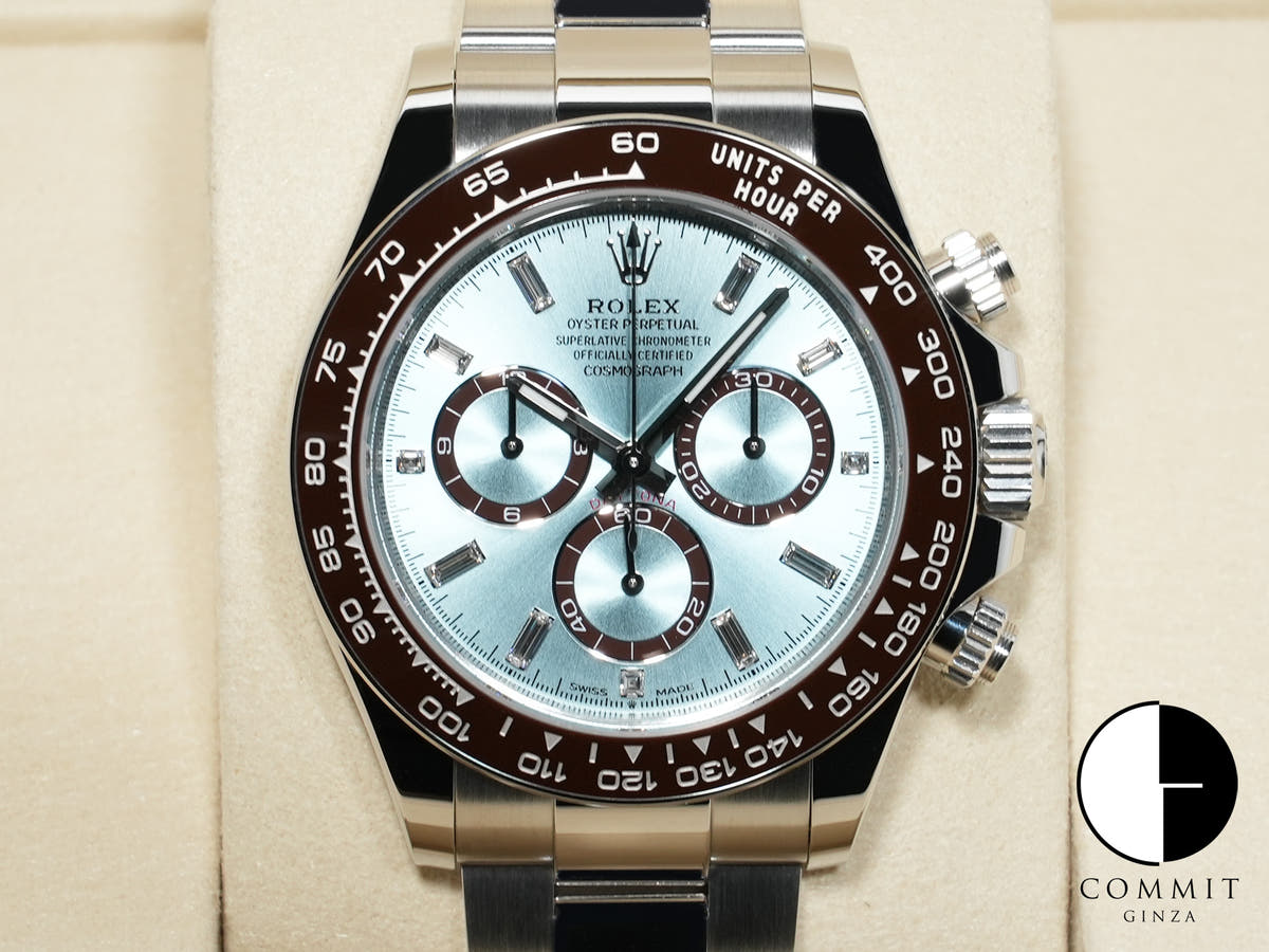 ロレックス デイトナ Ref.126506A プラチナ アイスブルーx11Pダイヤ文字盤 未使用 rkamcsat