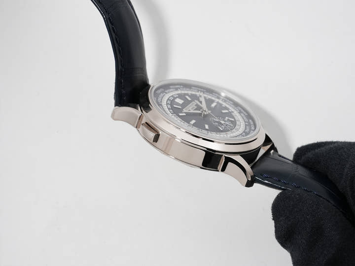 パテックフィリップ コンプリケーション ワールドタイム クロノグラフ Ref.5930G-001 ホワイトゴールド ブルー文字盤 美中古 aj7v3c7p