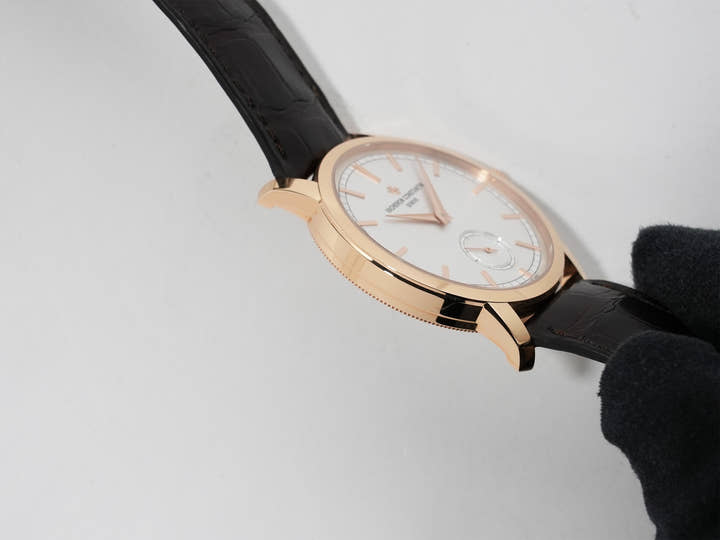 ヴァシュロンコンスタンタン トラディショナル マニュアルワインディング Ref.82172/000R-9382 ピンクゴールド シルバー文字盤 美中古 32j9ejve