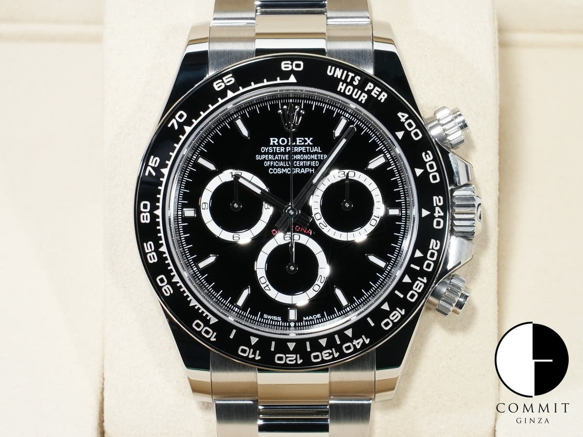 ロレックス デイトナ Ref.126500LN ステンレススチール ブラック文字盤 未使用 8tsm7drg