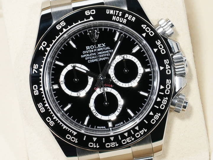 ロレックス デイトナ Ref.126500LN ステンレススチール ブラック文字盤 未使用 8tsm7drg