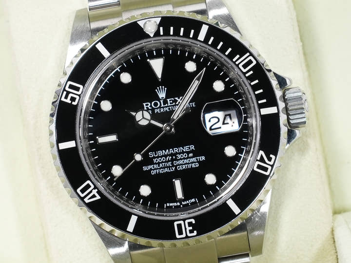 ロレックス サブマリーナー デイト Ref.16610 ステンレススチール ブラック文字盤 中古 p4a4wf2e