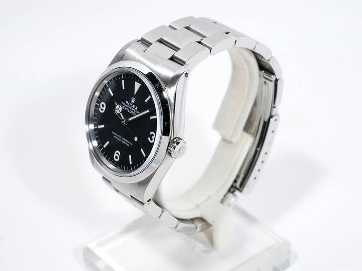 ロレックス エクスプローラーI Ref.1016 ステンレススチール ブラック文字盤 中古 6auxk653