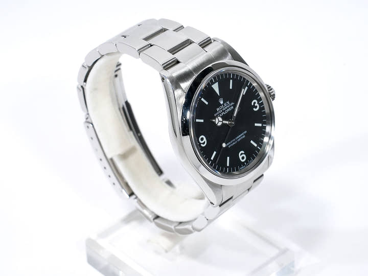 ロレックス エクスプローラーI Ref.1016 ステンレススチール ブラック文字盤 中古 6auxk653