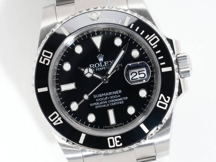 ロレックス サブマリーナー デイト Ref.116610LN ステンレススチール ブラック文字盤 美中古 uk86ihve