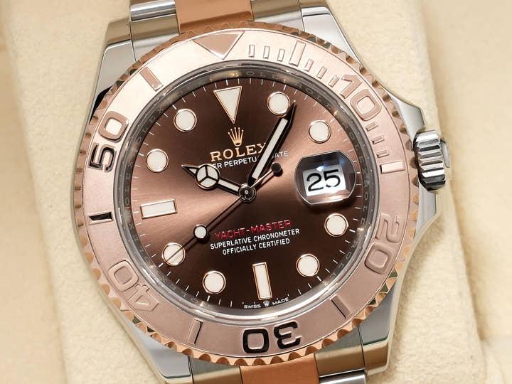 Rolex Yacht-Master 40 Ref. 126621 Stainless Steel/Everose Gold Chocolate Dial Excellent Used Condition 9vbcidp4