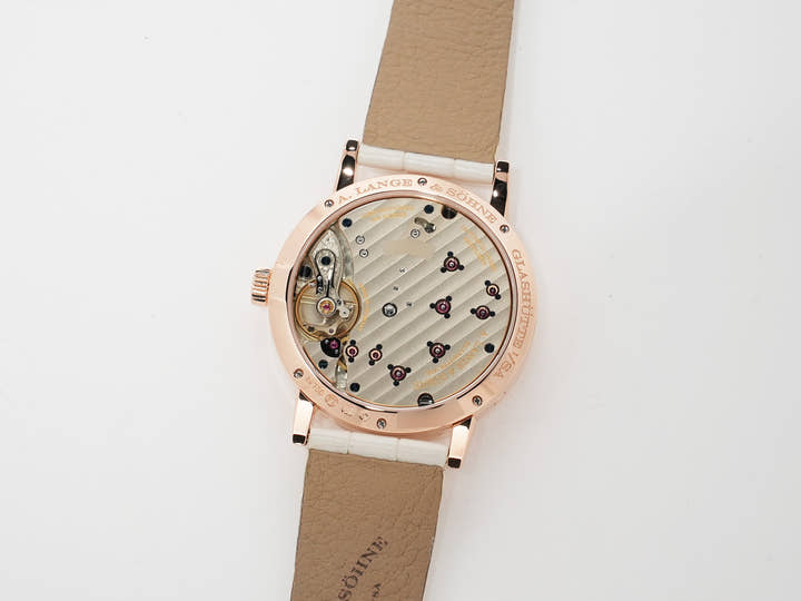 A.ランゲ&ゾーネ リトル ランゲ1 ムーンフェイズ Ref.182.030 ピンクゴールド シルバー文字盤 美品 htumfan4