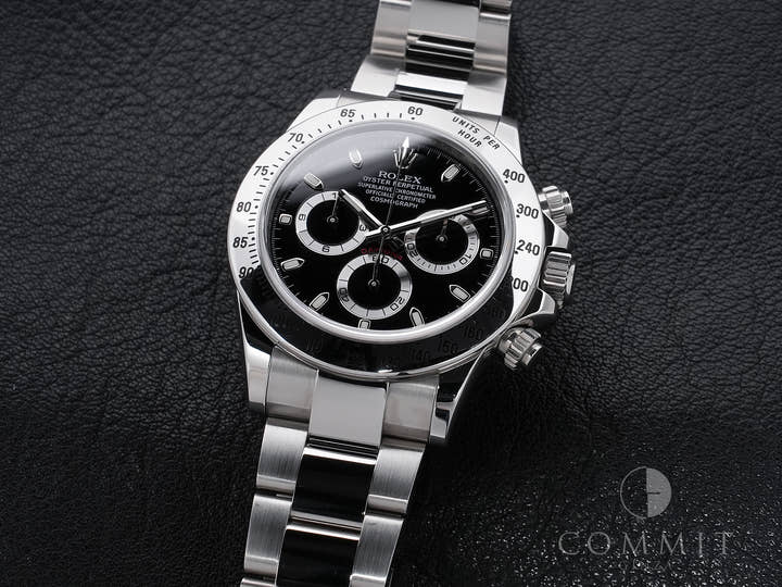 ロレックス デイトナ Ref.116520 ステンレススチール ブラック文字盤 中古 4kqi52iu