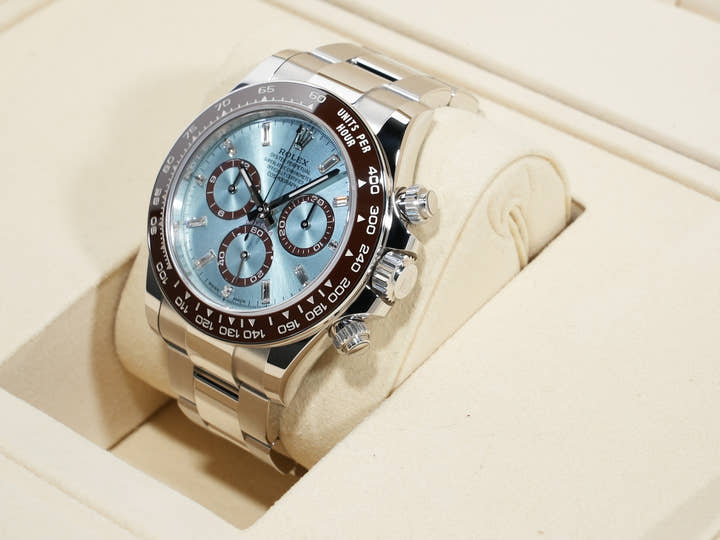 ロレックス デイトナ Ref.126506A プラチナ アイスブルーx11Pダイヤ文字盤 未使用 vhoj5m7b
