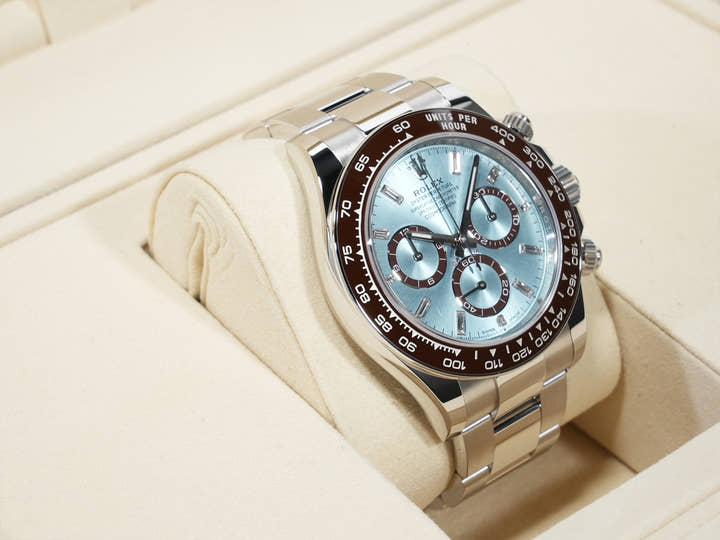 ロレックス デイトナ Ref.126506A プラチナ アイスブルーx11Pダイヤ文字盤 未使用 vhoj5m7b