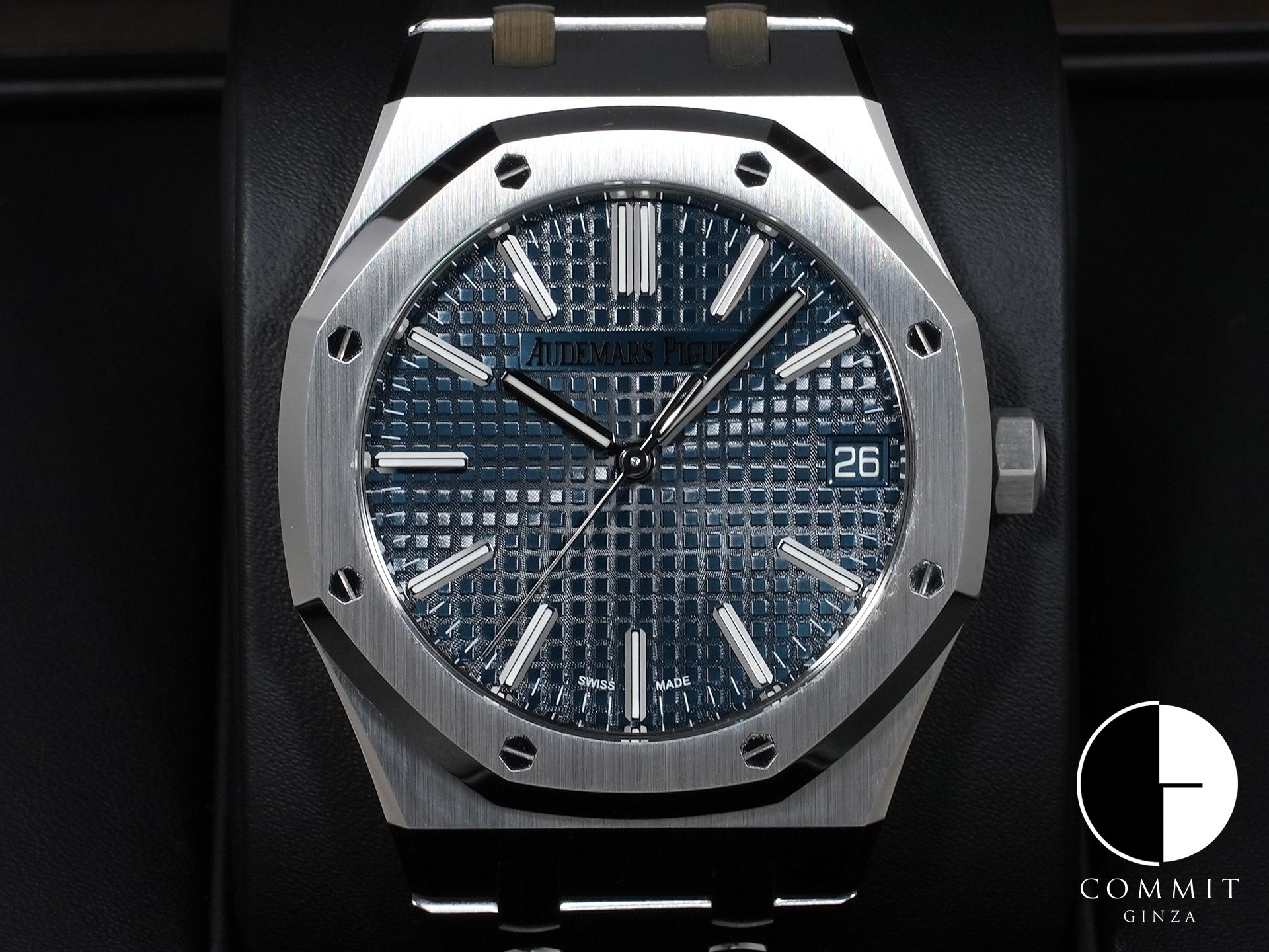 オーデマピゲ ロイヤルオーク Ref.15510ST.OO.1320ST.06 ステンレススチール ナイトブルー文字盤 美中古 kjq5ss4n