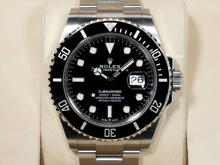 ロレックス サブマリーナー デイト Ref.126610LN ステンレススチール ブラック文字盤 未使用 5kct7hk6