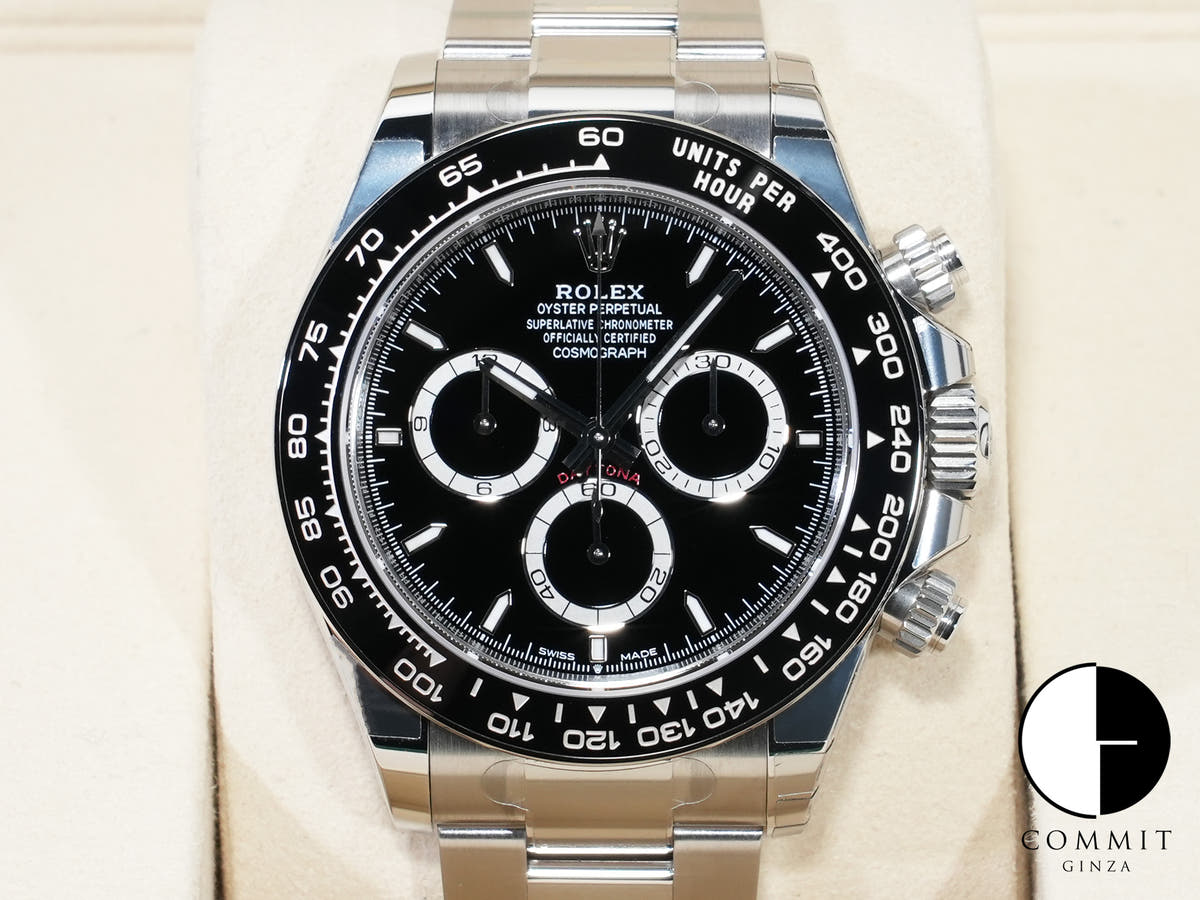 ロレックス デイトナ Ref.126500LN ステンレススチール ブラック文字盤 未使用 enonhtp8