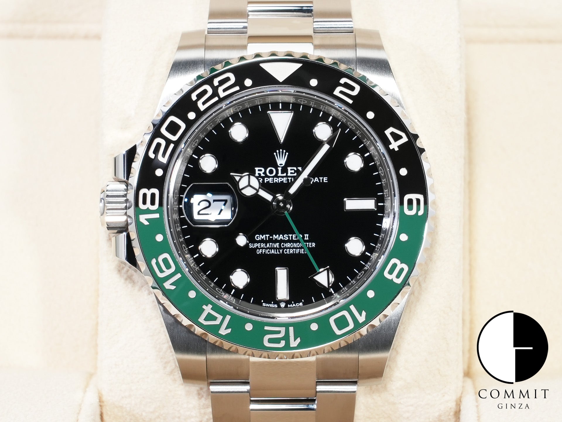 ロレックス GMTマスターII Ref.126720VTNR ステンレススチール ブラック文字盤 オイスターブレスレット 美品 rdtfjwhg