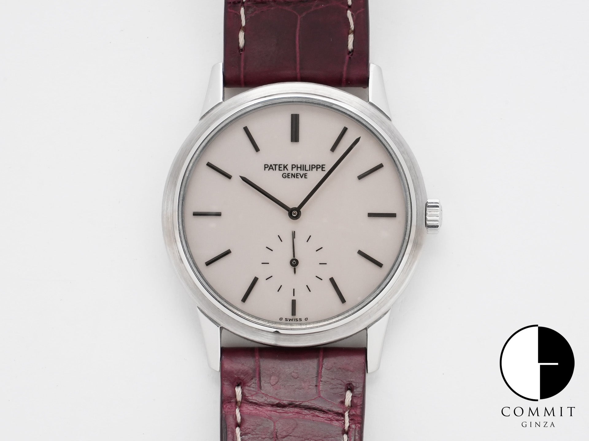 パテックフィリップ カラトラバ Ref.3718 ステンレススチール アイボリー文字盤 中古 njy94c2r