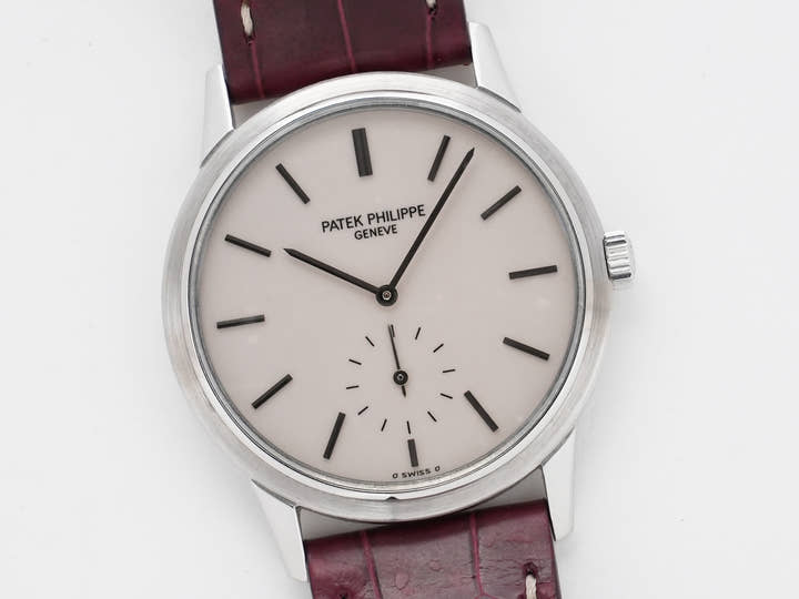 パテックフィリップ カラトラバ Ref.3718 ステンレススチール アイボリー文字盤 中古 njy94c2r