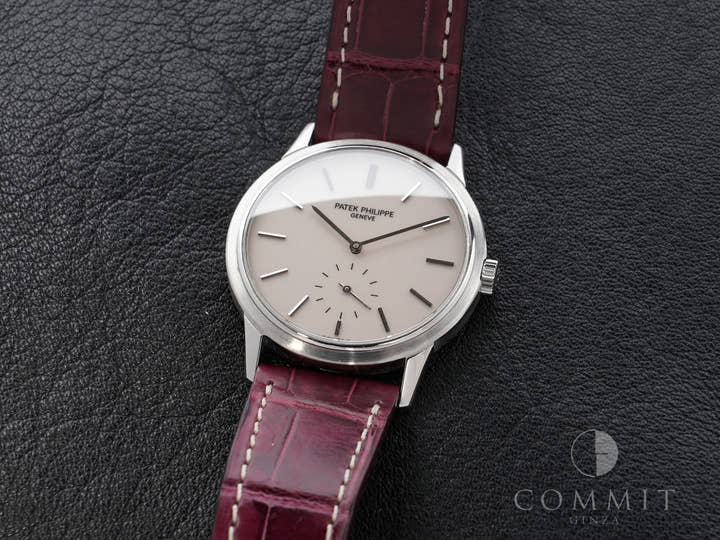 パテックフィリップ カラトラバ Ref.3718 ステンレススチール アイボリー文字盤 中古 njy94c2r