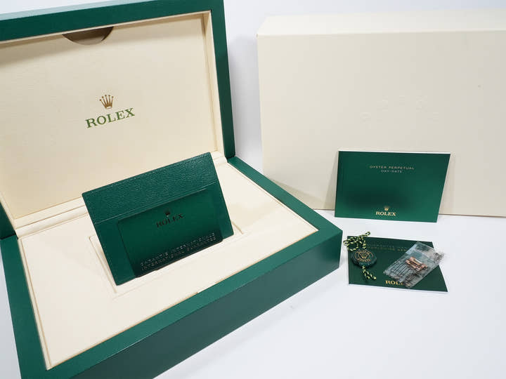 ロレックス デイデイト36 Ref.128345RBR エバーローズゴールド アイゼンキーゼル文字盤 未使用 LP6JCLAC