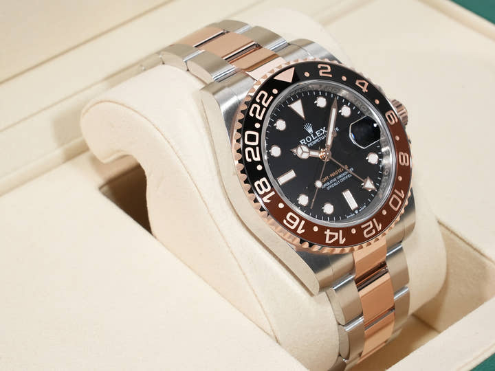 ロレックス GMTマスターII Ref.126711CHNR ステンレススチール/エバーローズゴールド ブラック文字盤 オイスターブレスレット 未使用 zg7npchm