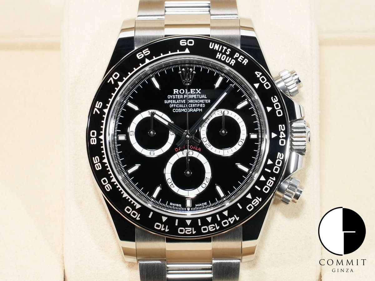 ロレックス デイトナ Ref.126500LN ステンレススチール ブラック文字盤 未使用 agke89qt