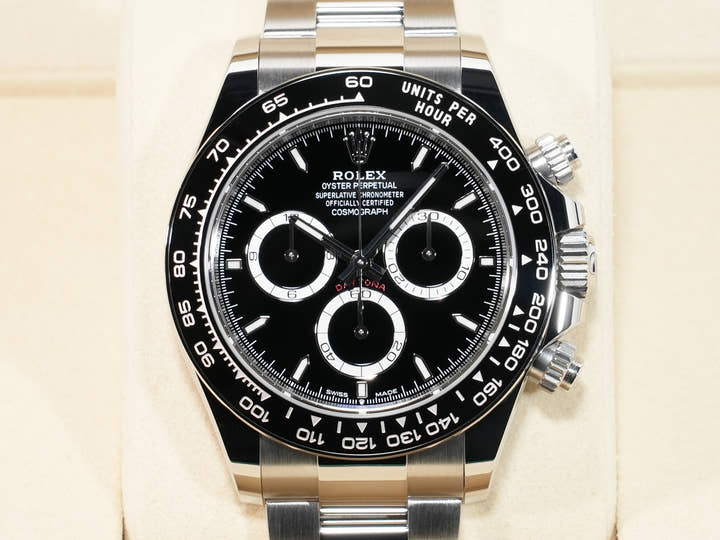 ロレックス デイトナ Ref.126500LN ステンレススチール ブラック文字盤 未使用 agke89qt