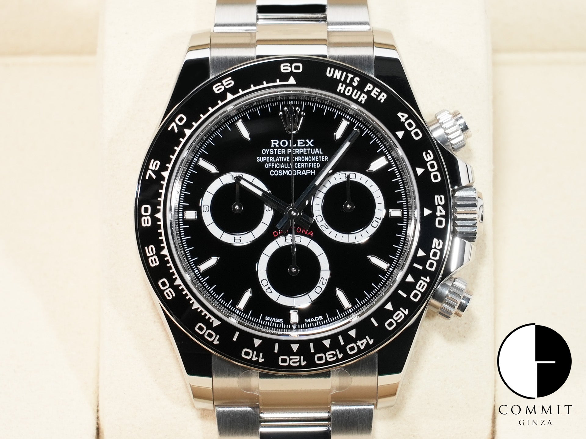 ロレックス デイトナ Ref.126500LN ステンレススチール ブラック文字盤 未使用 jmjjqv4r