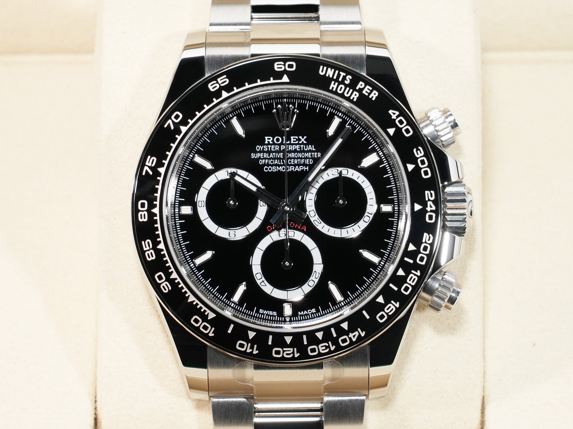 ロレックス デイトナ Ref.126500LN ステンレススチール ブラック文字盤 未使用 jmjjqv4r