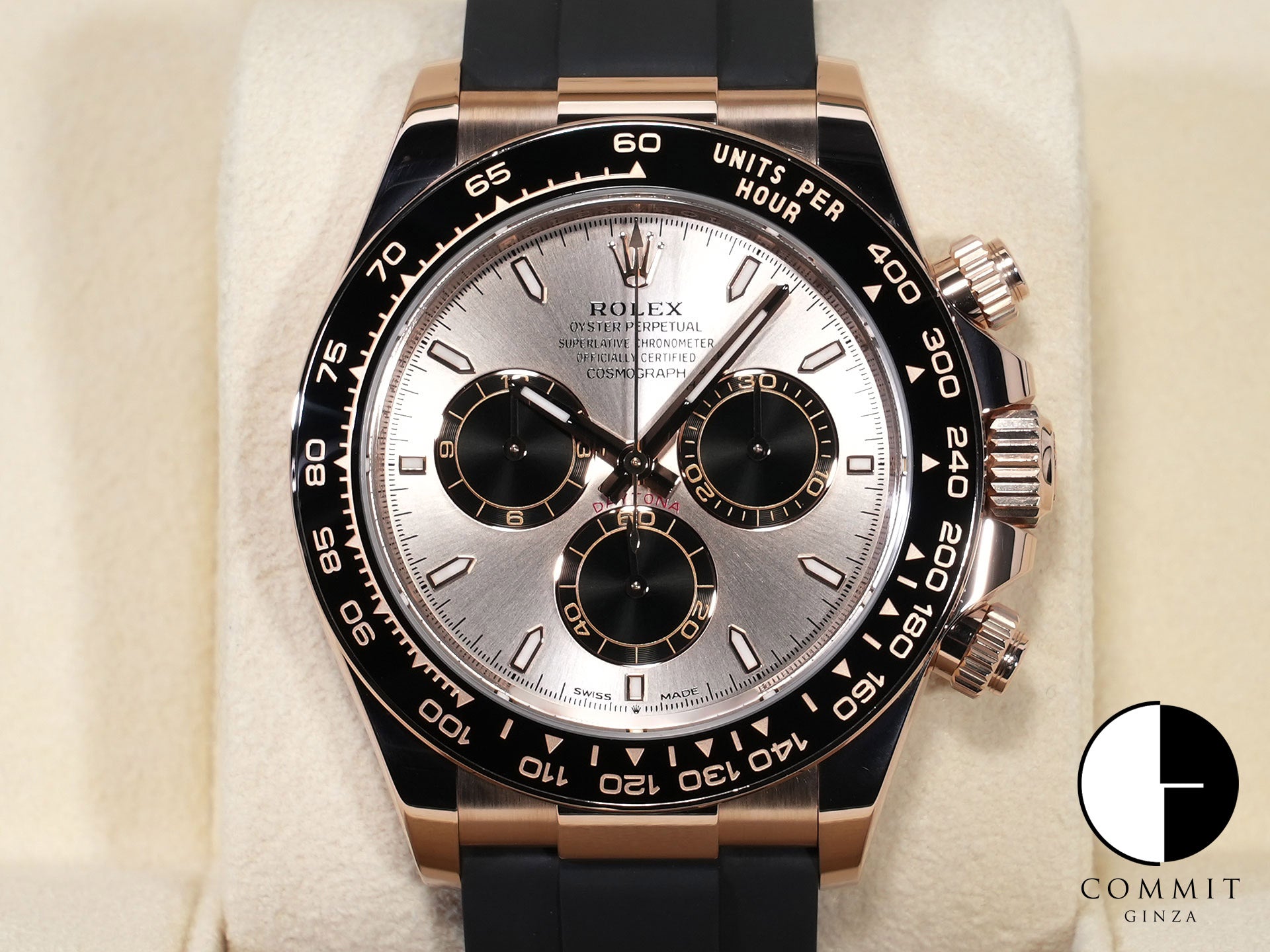 ロレックス デイトナ Ref.126515LN エバーローズゴールド サンダストxブライトブラック文字盤 美品 4cobn34s