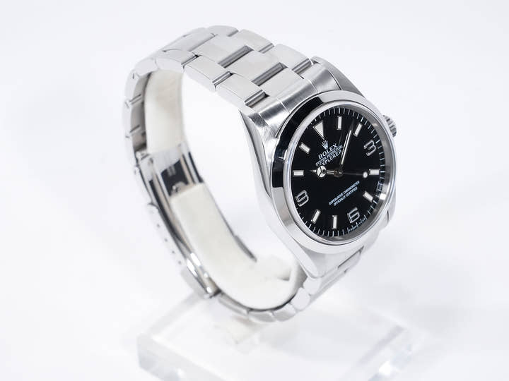 ロレックス エクスプローラーI Ref.14270 ステンレススチール ブラック文字盤 オイスターブレスレット 美中古 yufh2dir