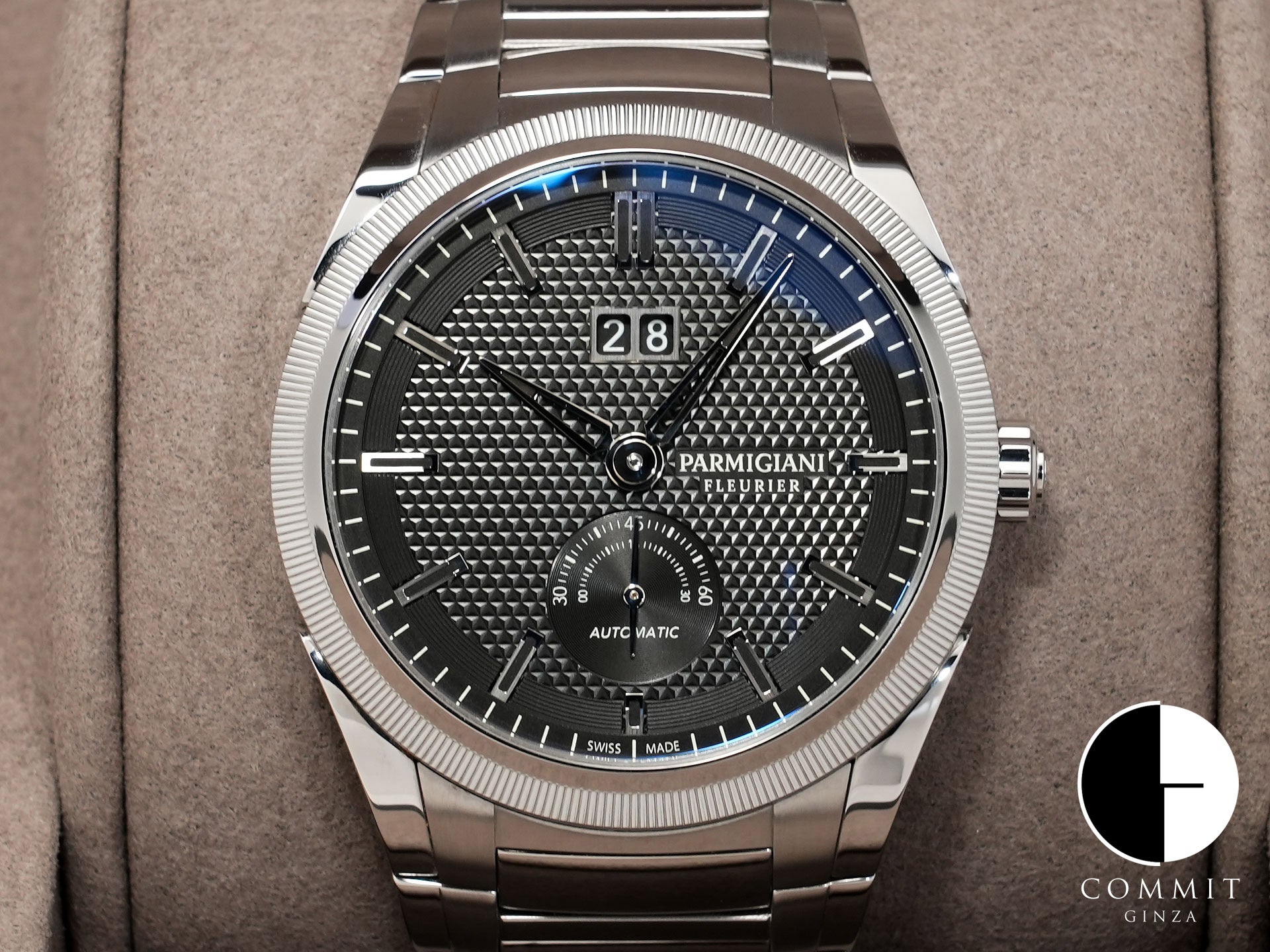 パルミジャーニフルリエ トンダ GT オートマチック Ref.PFC910-0000210-B00182 ステンレススチール ブラック文字盤 中古 hevh8w3y