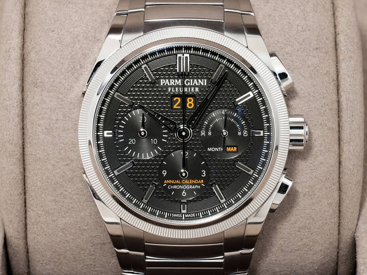 Parmigiani Fleurier Tonda GT Chronograph Ref. PFC906-0000210-B00182 Stainless Steel Black Dial Used jra8rv6n